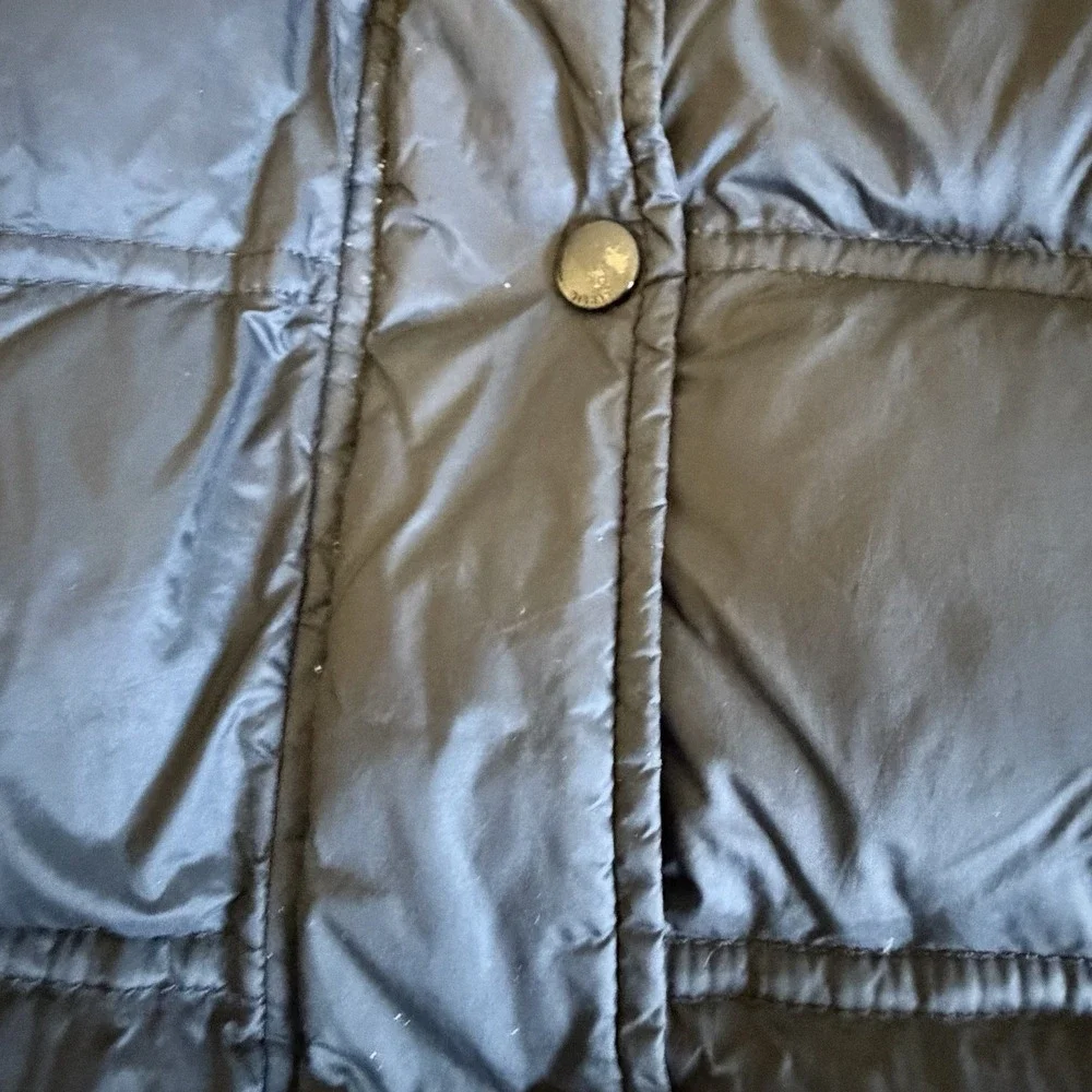 DIESEL Girls Sz 7S Black Down Puffer Coat- No Hood